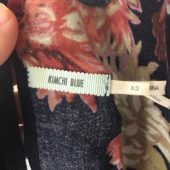 UO Kimchi Blue High Low Floral Halter Dress - Picture 6 of 6